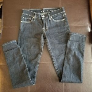 7 for all mankind skinny jeans Size 25 Dark wash
